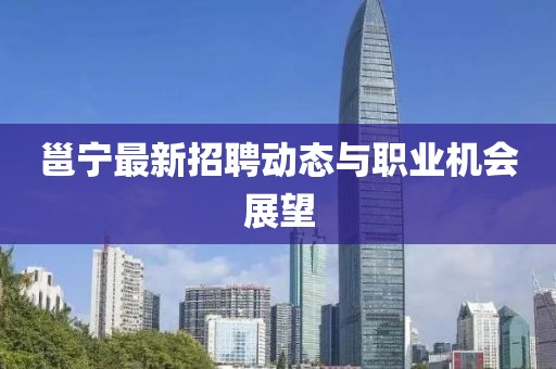 邕宁最新招聘动态与职业机会展望