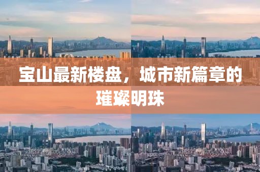 宝山最新楼盘，城市新篇章的璀璨明珠