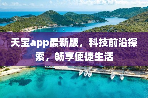天宝app最新版，科技前沿探索，畅享便捷生活