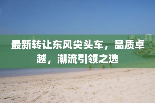 最新转让东风尖头车，品质卓越，潮流引领之选