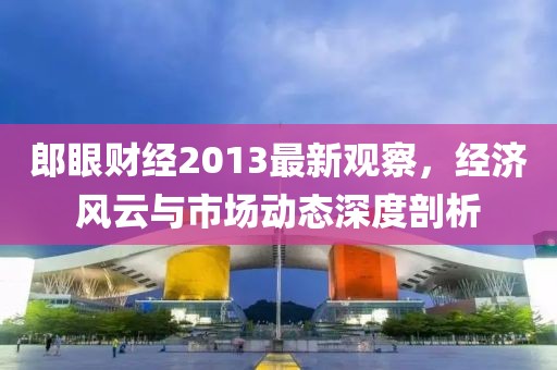郎眼财经2013最新观察，经济风云与市场动态深度剖析