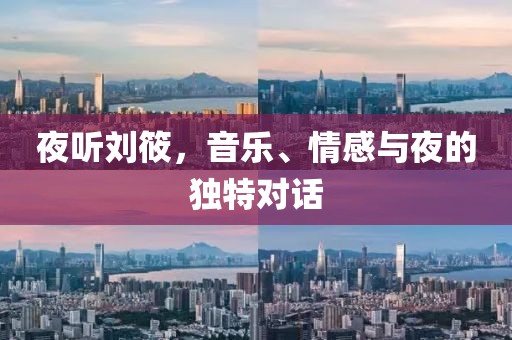 夜听刘筱，音乐、情感与夜的独特对话