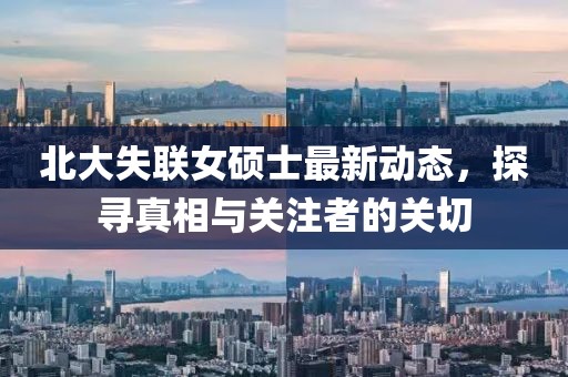 北大失联女硕士最新动态，探寻真相与关注者的关切