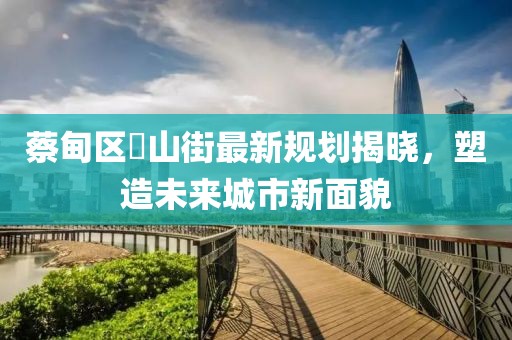 蔡甸区奓山街最新规划揭晓，塑造未来城市新面貌