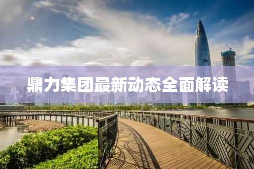 鼎力集团最新动态全面解读