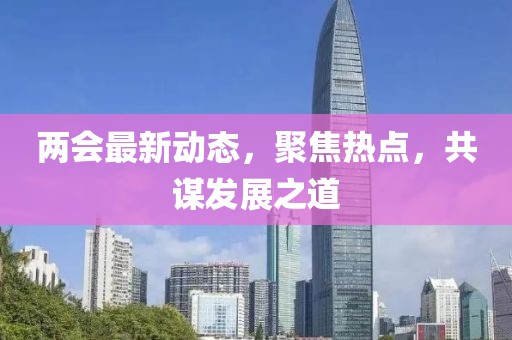 两会最新动态，聚焦热点，共谋发展之道
