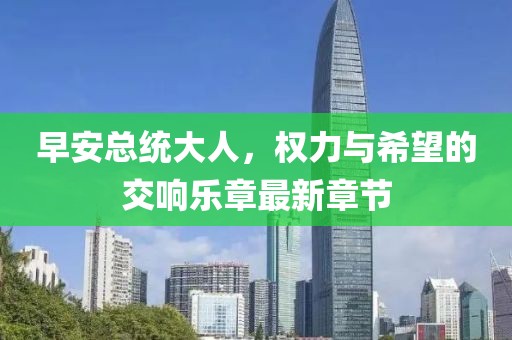 早安总统大人，权力与希望的交响乐章最新章节