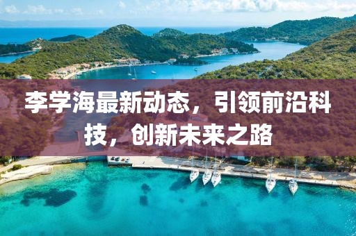 李学海最新动态，引领前沿科技，创新未来之路