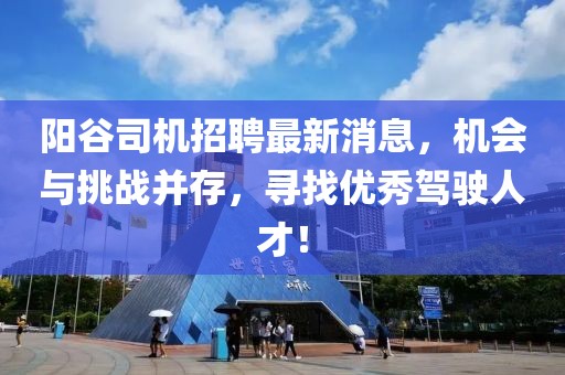 阳谷司机招聘最新消息，机会与挑战并存，寻找优秀驾驶人才！