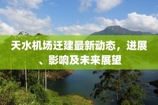 天水机场迁建最新动态，进展、影响及未来展望