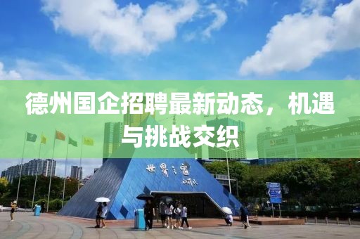 德州国企招聘最新动态，机遇与挑战交织
