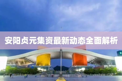 安阳贞元集资最新动态全面解析