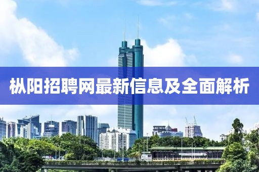 枞阳招聘网最新信息及全面解析