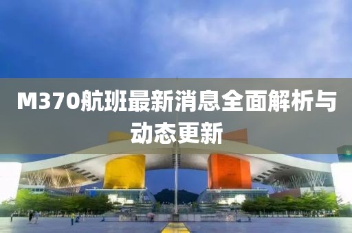 M370航班最新消息全面解析与动态更新