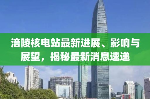 涪陵核电站最新进展、影响与展望，揭秘最新消息速递