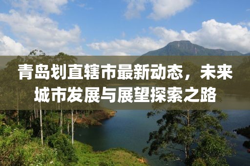 青岛划直辖市最新动态，未来城市发展与展望探索之路