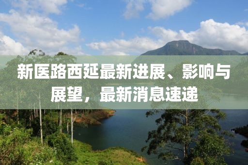 新医路西延最新进展、影响与展望，最新消息速递