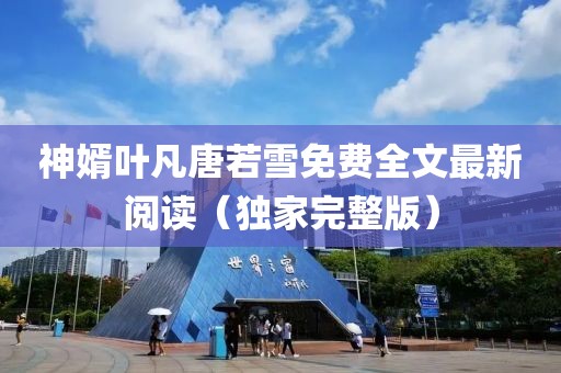 神婿叶凡唐若雪免费全文最新阅读（独家完整版）
