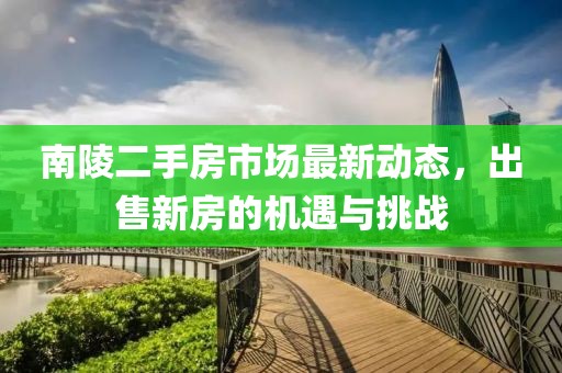南陵二手房市场最新动态，出售新房的机遇与挑战