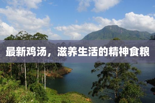 最新鸡汤，滋养生活的精神食粮