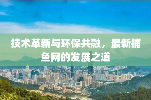 技术革新与环保共融，最新捕鱼网的发展之道