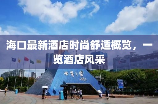 海口最新酒店时尚舒适概览，一览酒店风采