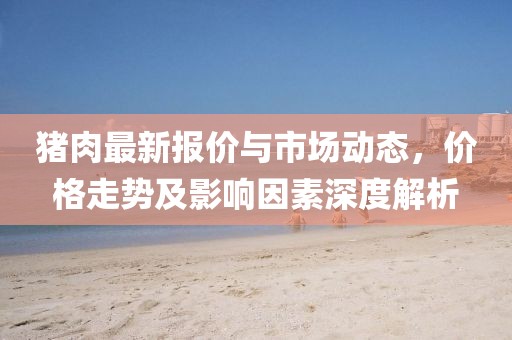 猪肉最新报价与市场动态，价格走势及影响因素深度解析