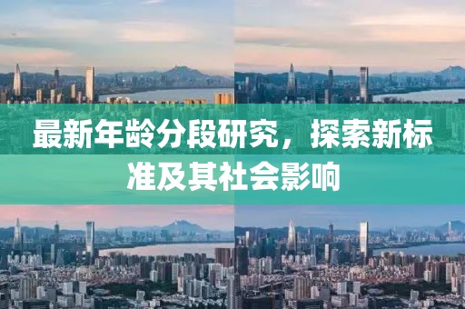 最新年龄分段研究，探索新标准及其社会影响