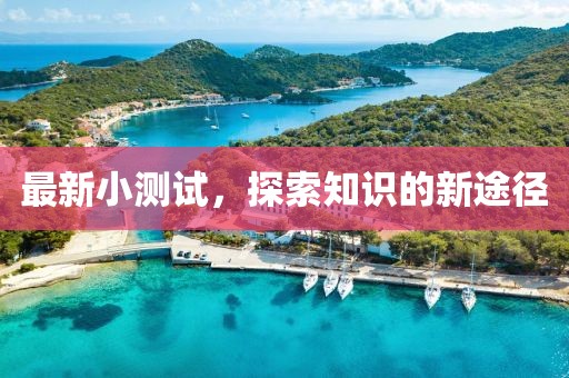 最新小测试，探索知识的新途径