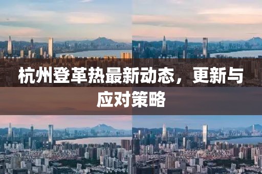 杭州登革热最新动态，更新与应对策略
