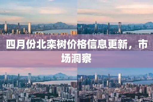 四月份北栾树价格信息更新，市场洞察