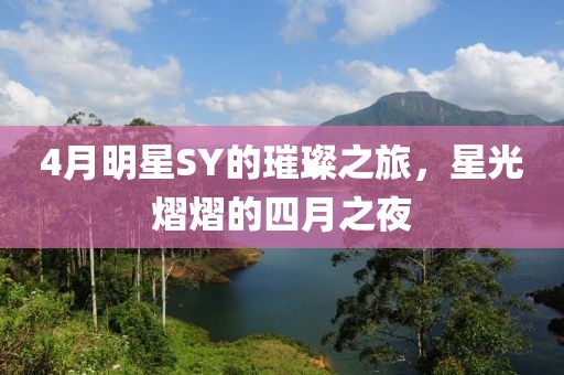 4月明星SY的璀璨之旅，星光熠熠的四月之夜