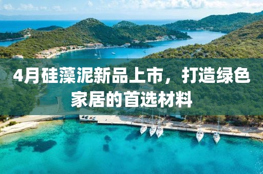 4月硅藻泥新品上市，打造绿色家居的首选材料