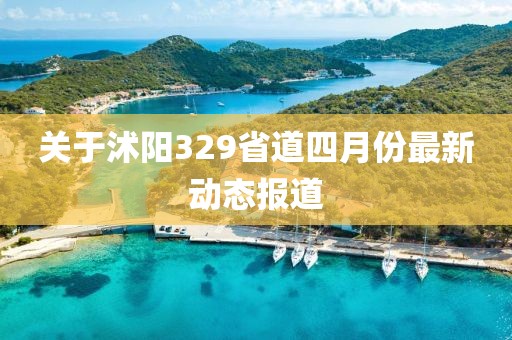 关于沭阳329省道四月份最新动态报道