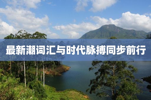 最新潮词汇与时代脉搏同步前行