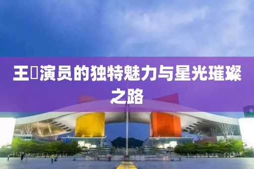王堃演员的独特魅力与星光璀璨之路