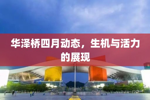 华泽桥四月动态，生机与活力的展现