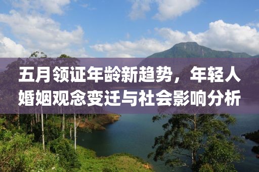 五月领证年龄新趋势，年轻人婚姻观念变迁与社会影响分析