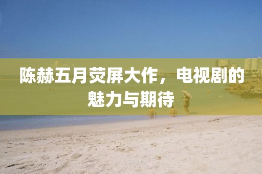 陈赫五月荧屏大作，电视剧的魅力与期待