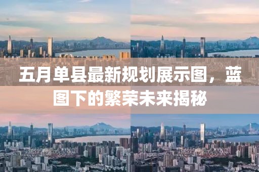 五月单县最新规划展示图，蓝图下的繁荣未来揭秘