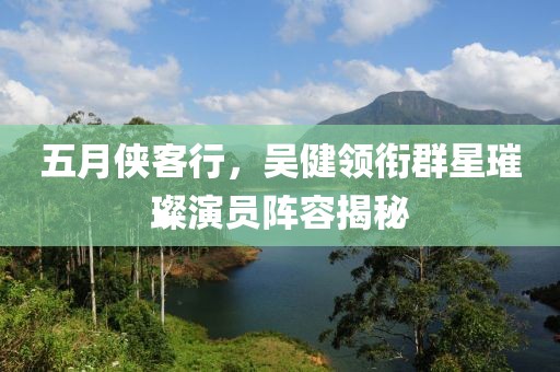 五月侠客行，吴健领衔群星璀璨演员阵容揭秘