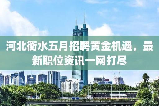 河北衡水五月招聘黄金机遇，最新职位资讯一网打尽