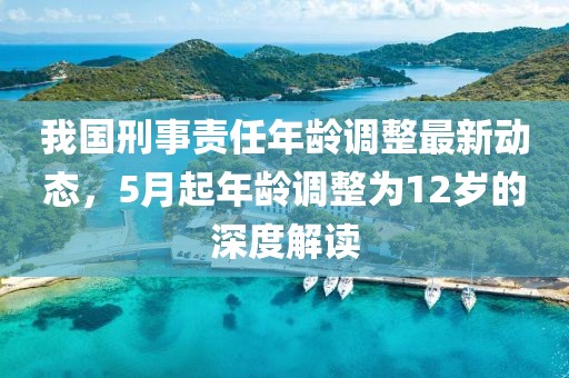 我国刑事责任年龄调整最新动态，5月起年龄调整为12岁的深度解读