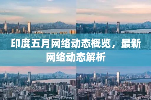 印度五月网络动态概览，最新网络动态解析