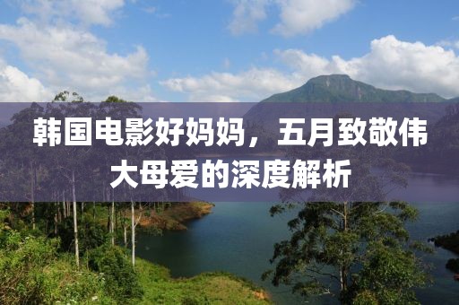 韩国电影好妈妈，五月致敬伟大母爱的深度解析