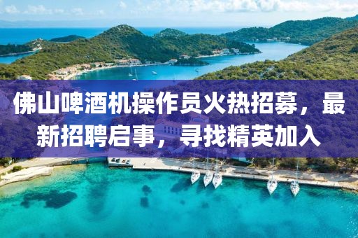 佛山啤酒机操作员火热招募，最新招聘启事，寻找精英加入