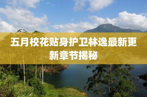 五月校花贴身护卫林逸最新更新章节揭秘