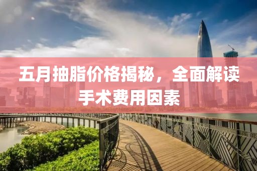 五月抽脂价格揭秘，全面解读手术费用因素