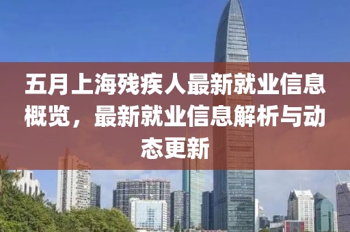 五月上海残疾人最新就业信息概览，最新就业信息解析与动态更新