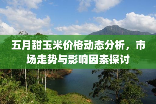 五月甜玉米价格动态分析，市场走势与影响因素探讨